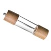 Manual Pepper Grinder Multifunctional Efficient Grinding Oak Patchwork Acrylic Pepper