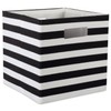 DII Polyester Cube Storage Collection Collapsible Hard Sided Bin, 13x13x13,