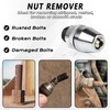 EFUTURETIME Bolt Extractor, 3/8 Inch Stud Bolt Extractor for 1/4