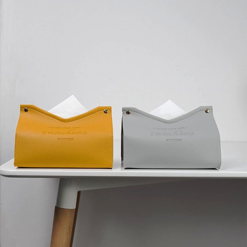 LOYELEY Tissue Case, Stylish, Scandinavian Design, Cover, Tissue Box, PU