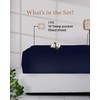 1000 TC Egyptian Cotton Fitted Sheet, 1 Pc Fitted Sheets