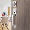 Cerradura Manija Banna TD-0925 Puerta Principal Aleación Zinc Reversible Ajustable