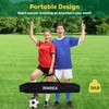 RINREA Portable Soccer Goal 12x6Ft, Collapsible Soccer Goal Net Metal