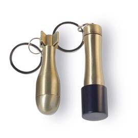 NAKUPENDA 2Pcs Permanent Match Flint Match Keychain Flint Fire Starter Emergency Survival Camping Keychain Lighter for Outdoor (No Oil Included)