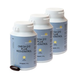 Wellpursan Omega Q10 Plus - 270 Capsules Premium Omega-3 Fatty Acid Capsules with 2100 mg Fish Oil per Daily Dose (of which 378 mg EPA & 252 mg DHA), additionally enriched with vitamins