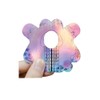 BeautyLeader 100PCS Nail Form Laser Pink Acrylic Nail Extension Sticker,