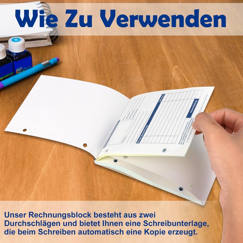 A6 Receipt Pad Duplicate Invoice Pad Small Business 2 x