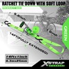 XSTRAP STANDARD 1in x 14ft Ratchet Straps with Ergonomic Aluminium