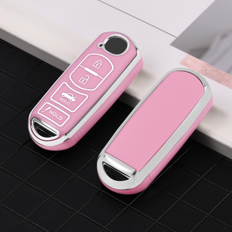 ELOHEI for Mazda Key Fob Cover Case, Compatible with Mazda