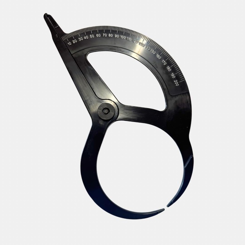 Inside Outside Plastic Caliper, 200mm, Metric Measuring Scale UK Made