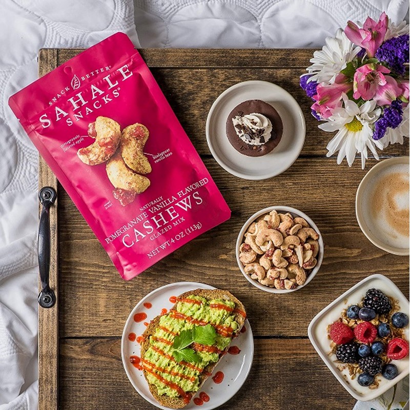 Sahale Snacks Cashews with Pomegranate and Vanilla -- 4 oz