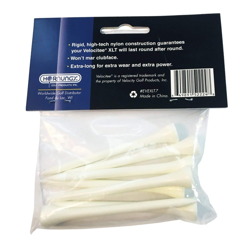 Velocitee XLT Golf Tees 3.25" 7 rigid nylon Tees