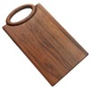 Oval Handle Walnut Cutting Board – Premium Wooden Chopping Block
