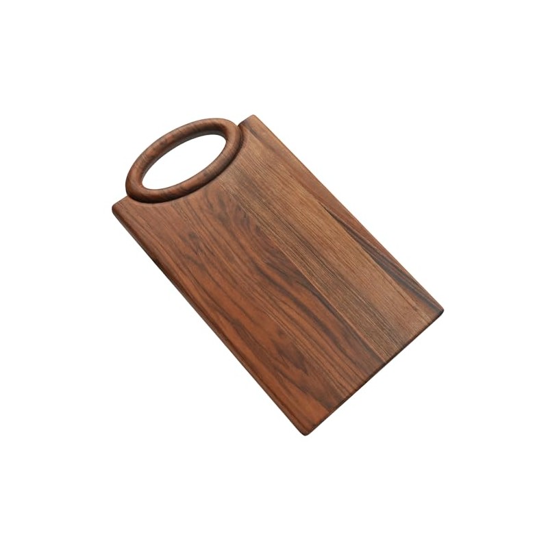 Oval Handle Walnut Cutting Board – Premium Wooden Chopping Block