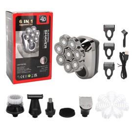 Multifunctional Electric Shaver Digital Display USB Charging Upgraded Dual Blade Razor 6 in 1