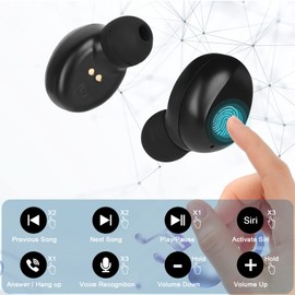 UrbanX Wireless Earbuds Bluetooth 5.0 Headphones with Digital LED Display Charging Case Stereo Mini Earphones in Ear Headset Waterproof for Realme C2s