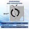 Upgrade Model 676-D/2676F-A Fan, Compatible with Broan 676-D/2676F-A, 680-A,110RDB, 110RDF,