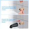 Tub Spout Adapter Kit, Brass Slip on Shower Diverter Repair