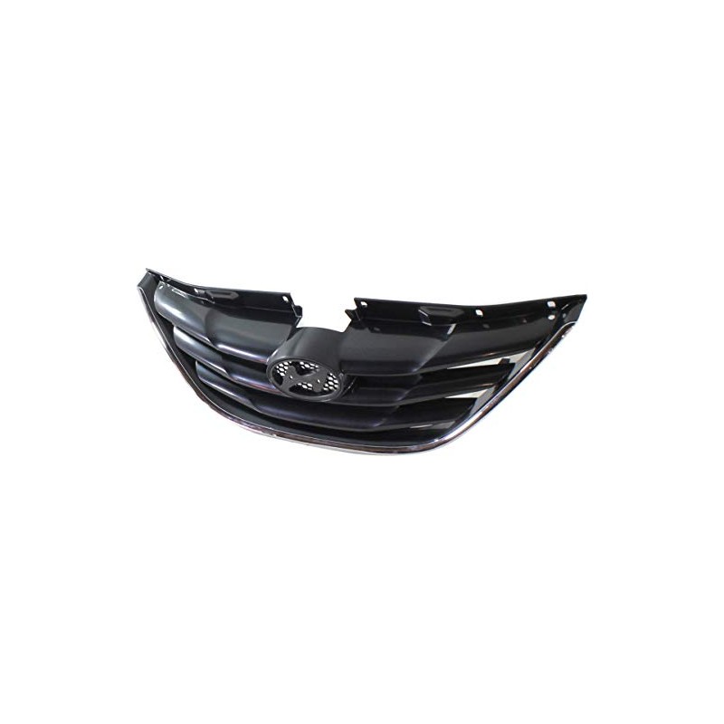Garage-Pro Grille Assembly Compatible with 2011-2014 Hyundai Sonata Textured Black
