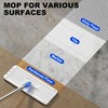 BEJOMOP Mop and Bucket Set with Wringer, Flat Squeeze Spin