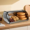 DreamsEden Extra Large Bread Box - Stainless Steel Bread Bin