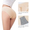 FallSweet No Show Underwear for Women Seamless High Cut Briefs