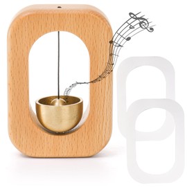 WRINGKIT Magnetic Shopkeepers Bell, Wood Doorbell Chime for Door Opening Business, Unique Hanging Bells Wind Chime for Fridge, Porch, Garden, Backyard, Restaurant, Barn Door, Housewarming Gift