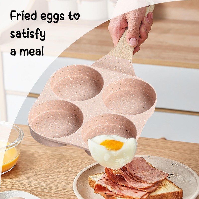 RIOVARM Induction Omelet Pans Pink