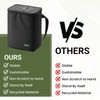 NY-AUTUMN Car Trash Bin with Lid 2 Gallon Capacity Leakproof