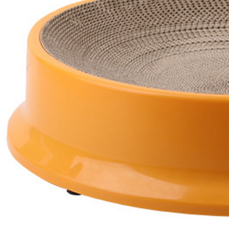 Cat Scratcher Bed with Replaceable Scratching Board Large Round Shape