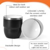 CHLJAR 4 oz Espresso Cup, Ceramic-Lined 18/8 Stainless Steel Coffee