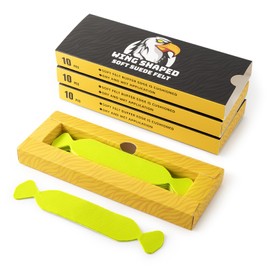 Gomake Vinyl Squeegee Buffer 10PCS Pre-Cut Felt for Window Tint Wet or Dry Vinyl/PPF Application (Green)
