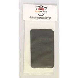 The Original SunVisor Solutions for 2014-2019 Corvette C7 3LT / 3LZ Cover Overlays - Microsuede Fabric (Pair)