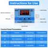 diymore Digital Temperature Controller AC 110V-220V Microcomputer Thermostat Controller Switching