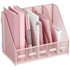 Marbrasse File Organizer for Desk,Desk File Organizer with 5 Vertical