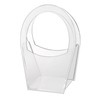 Lillian Rose Clear Modern Flower Girl Basket, One Size