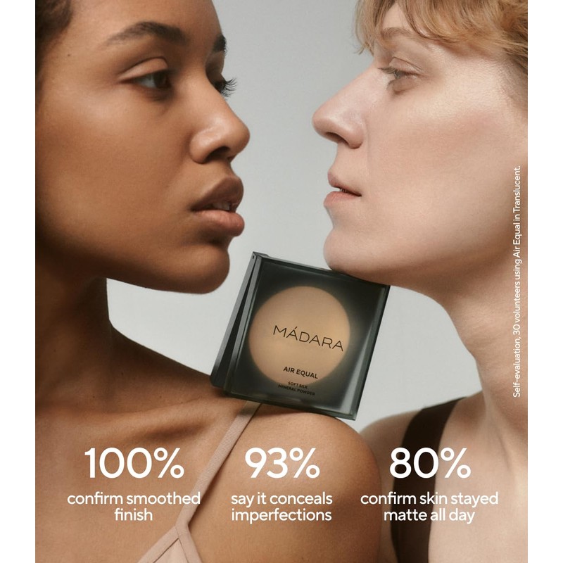 MÁDARA MÁDARA Organic Skincare |AIR EQUAL Soft Silk Mineral Powder,