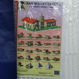 California Mission Model Kit Santa Buenaventura