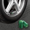 CKAuto 4 Pcs Aluminum Tire Valve Stem Caps with N2