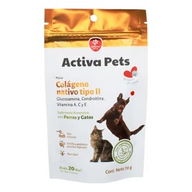 Suplemento Alimenticio Para Perros/gatos Con Colágeno 70g