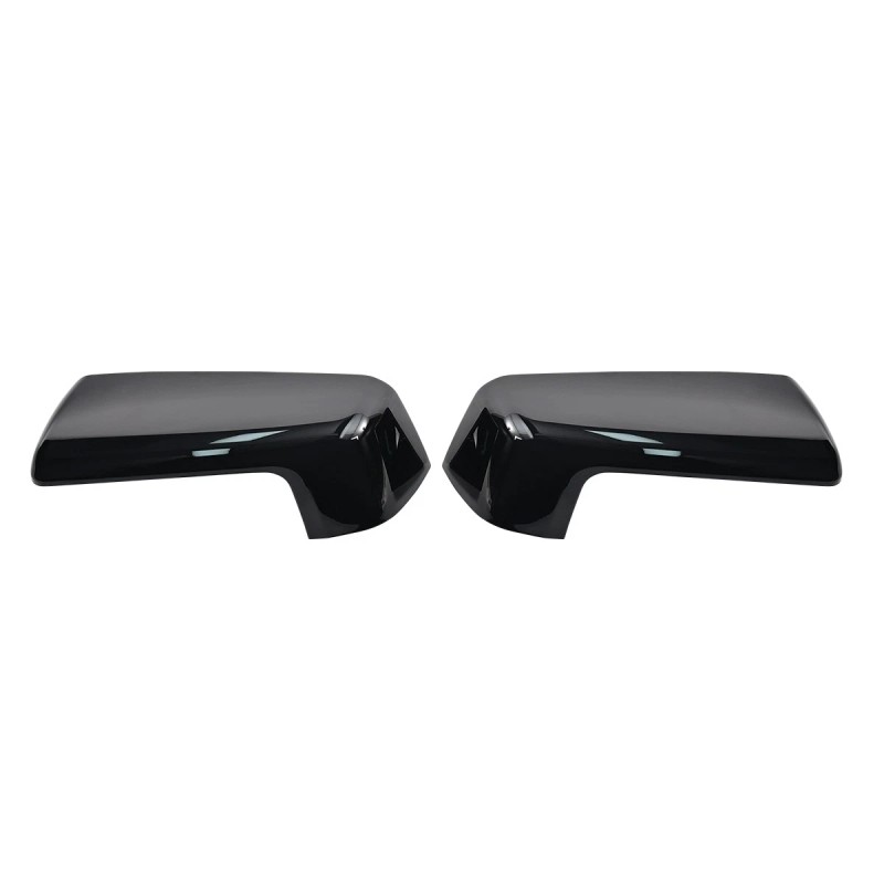 ALLTIMES Gloss Black Side Mirror Cover Cap for Silverado Sierra
