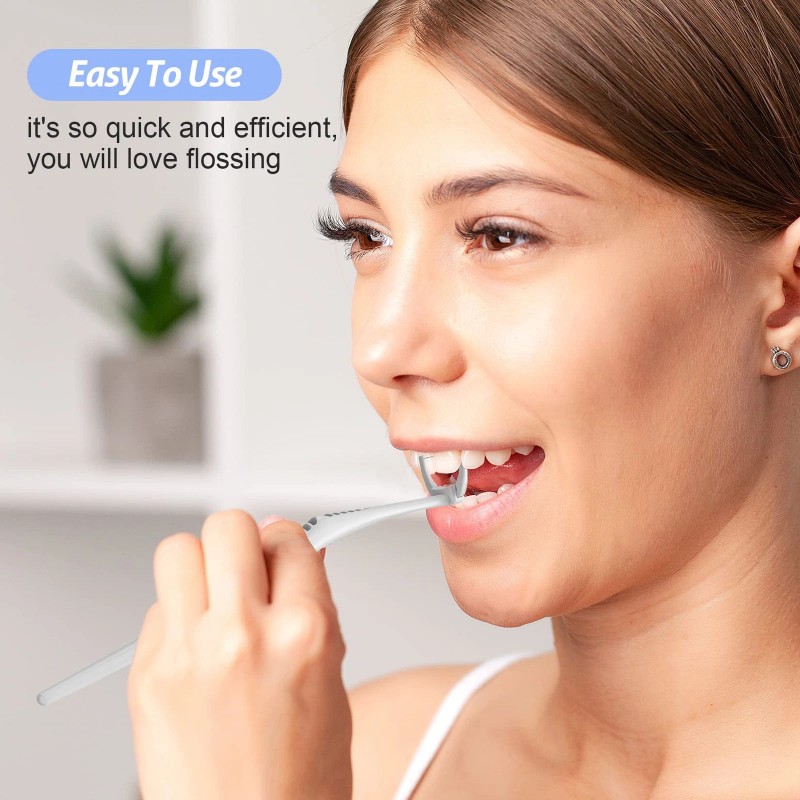 Razoko Dental Floss Picks Clean Dental Flossers Kit with 2