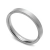 DoubleAccent 3MM Comfort Fit Titanium Wedding Band Classic Flat Ring