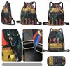 DRYFAL Drawstring Foldable Large Capacity Dry-wet Separation Travel Sports Backpack,