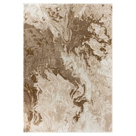 LUXE WEAVERS Marble Swirl Abstract Area Rug, Beige 5x7