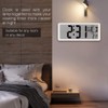 TXL Large Digital Wall Clock - 14.17" Oversized Temp Day