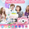 Goopow Kids Digital Camera, Pink Purple, 32GB MicroSD Card Included,