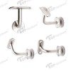 Stainless Steel Glass Mount Handrail Bracket for 1-5/8" OD Round