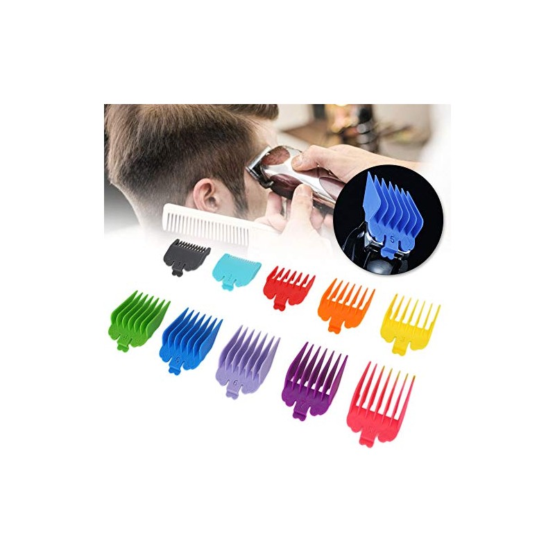 10pcs Comb Set Limit Combs Electirc Hair Clipper Accessory Hair