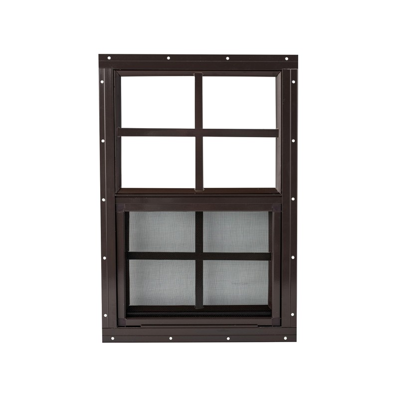 Shed Window 14x21 - Vertical Slider with Tempered Glass &